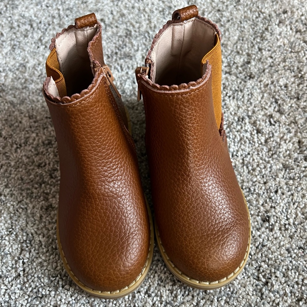 Monkey Feet brown leather boots